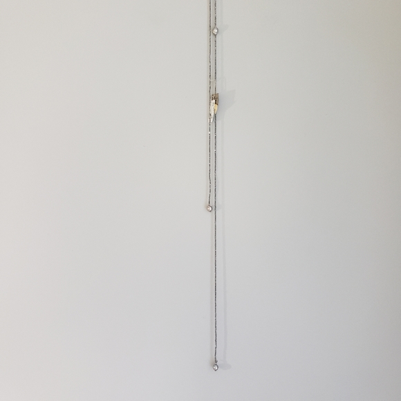 Sprig Necklace Sterling Pearl - Picture 5 of 8